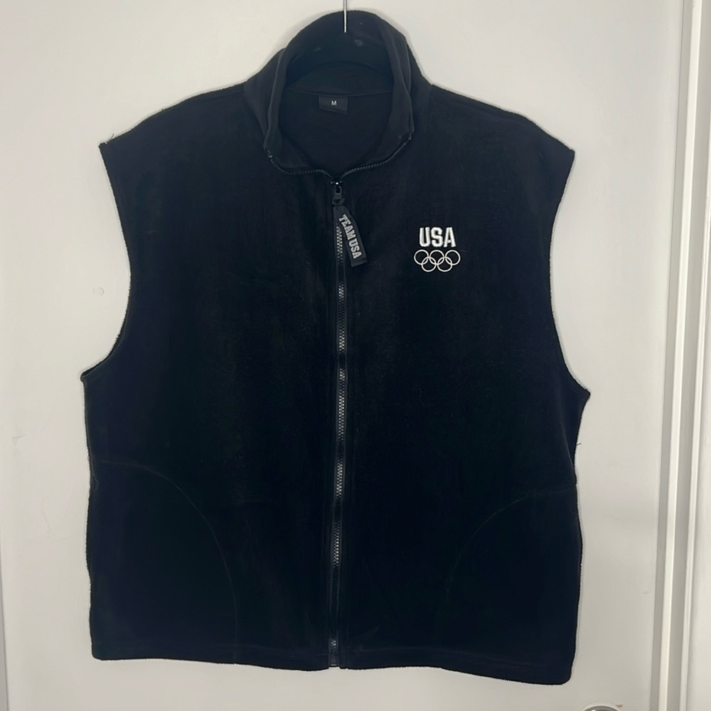 Team USA fleece vest